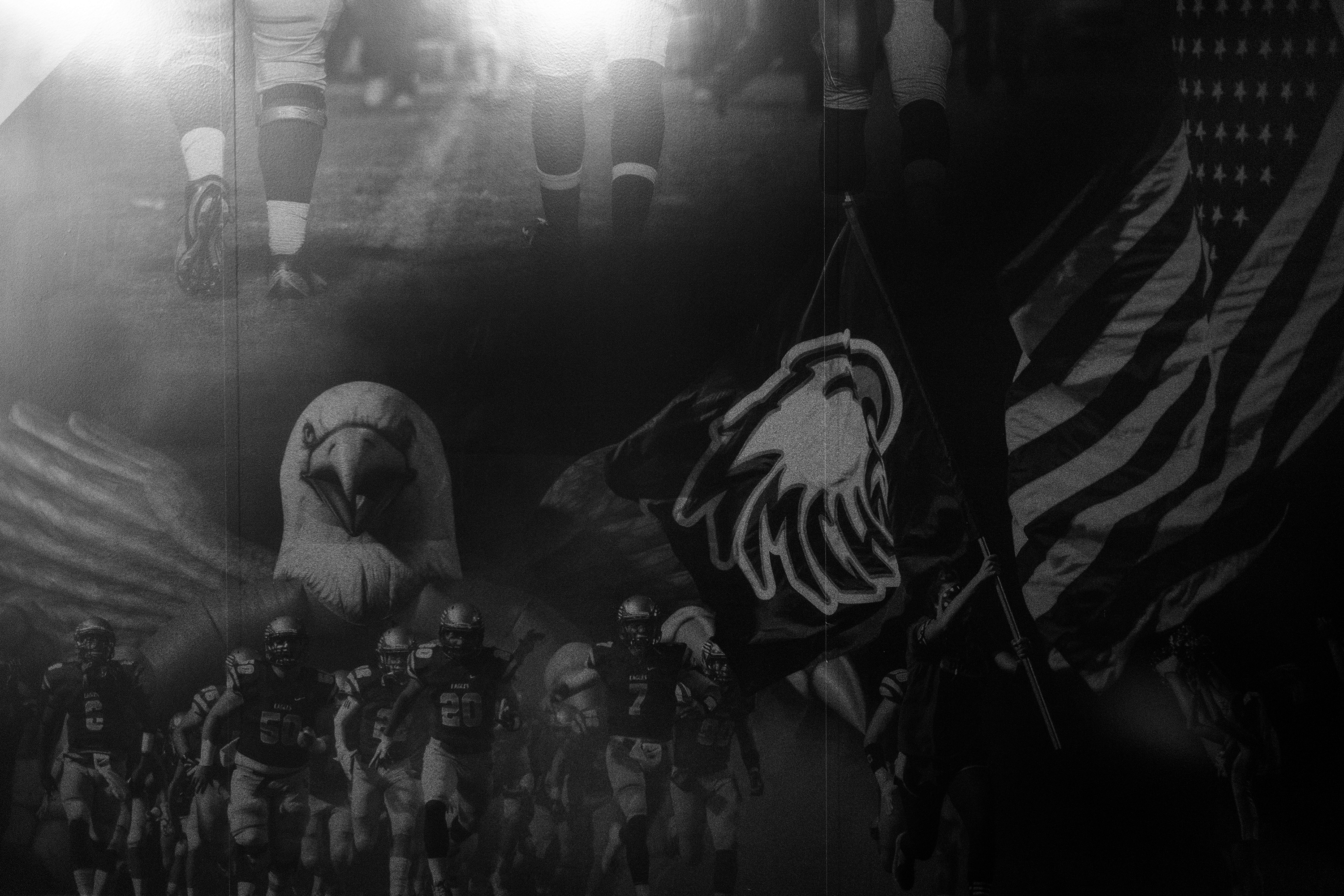 Football Office artwork for Santa Margarita Catholic High School