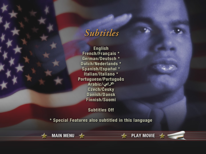 Sony - A Few Good Men - DVD Interface