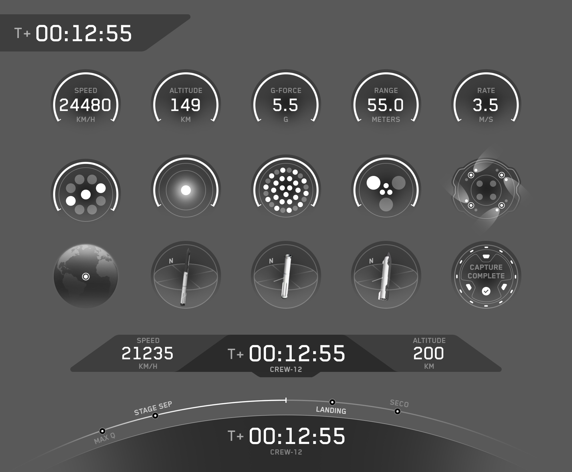SpaceX Webcast V2 Integrated Graphics Package