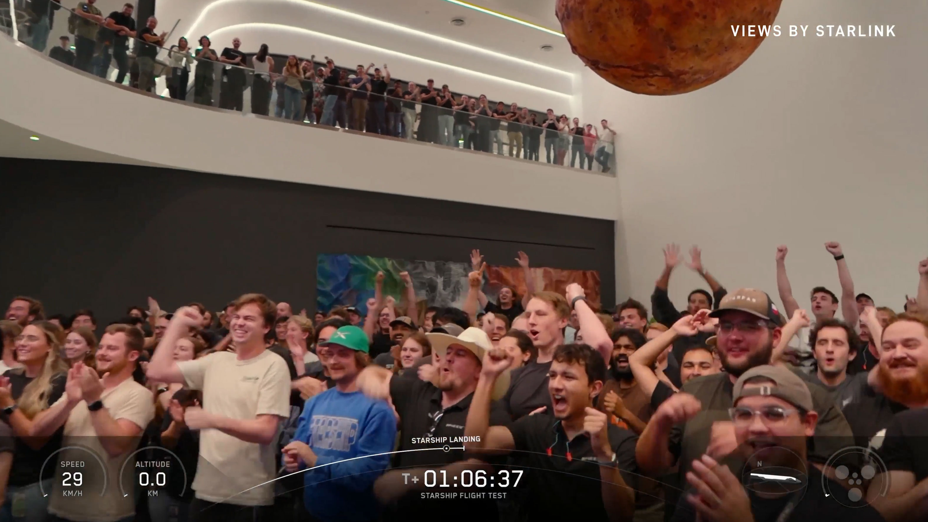 SpaceX Webcast V2 Integrated Graphics Package
