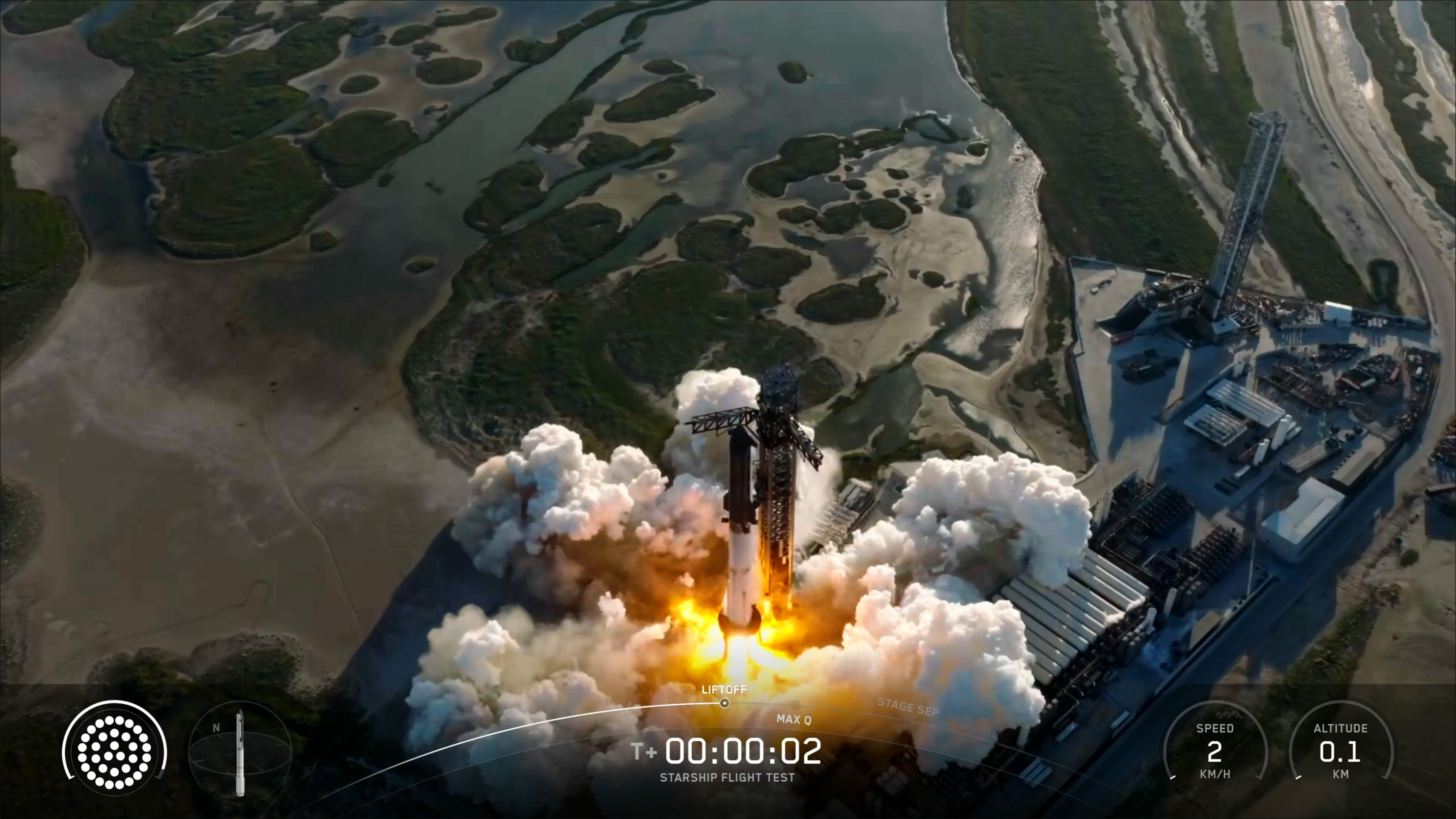 SpaceX Webcast V2 Integrated Graphics Package