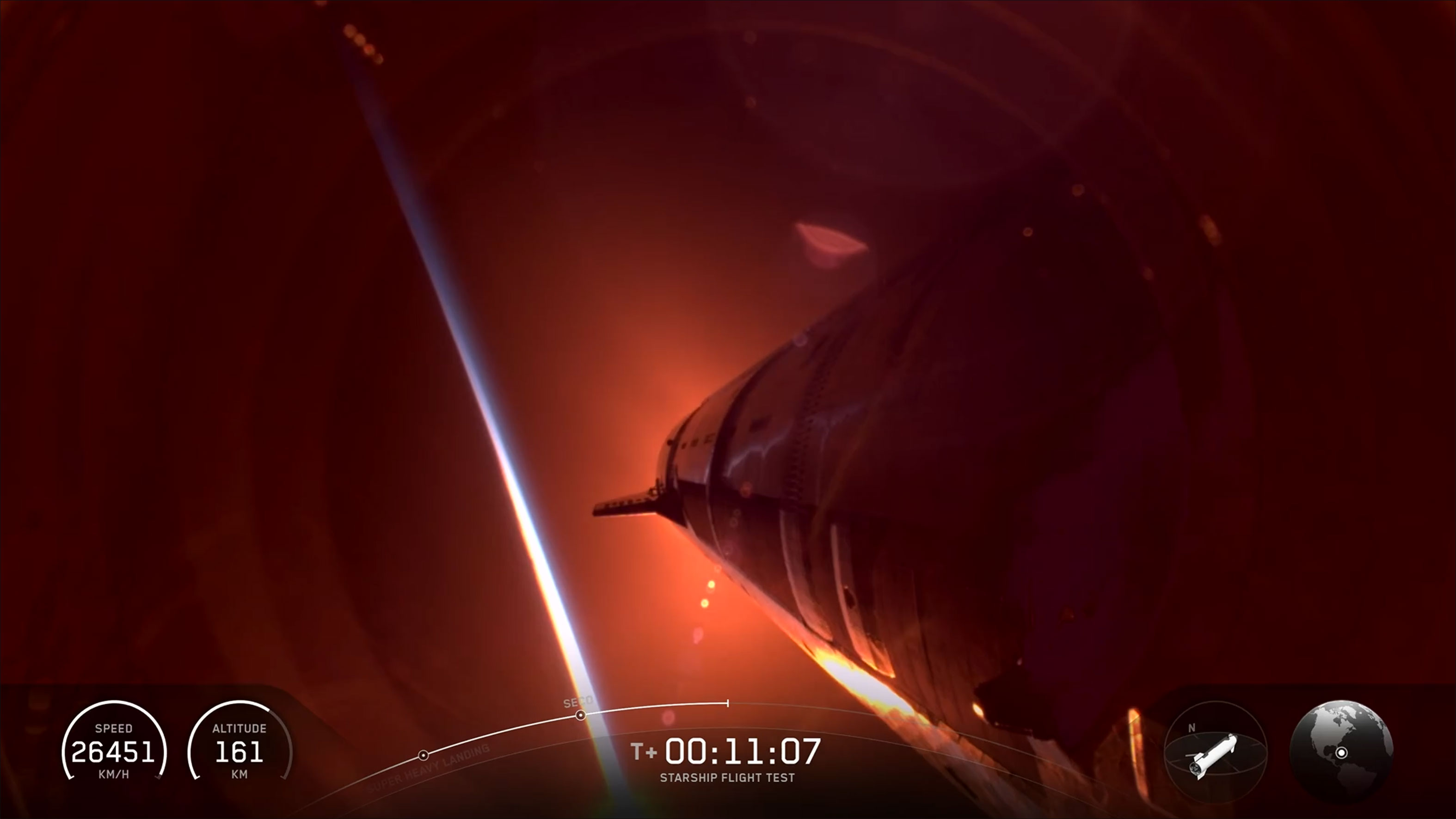 SpaceX Webcast V2 Integrated Graphics Package