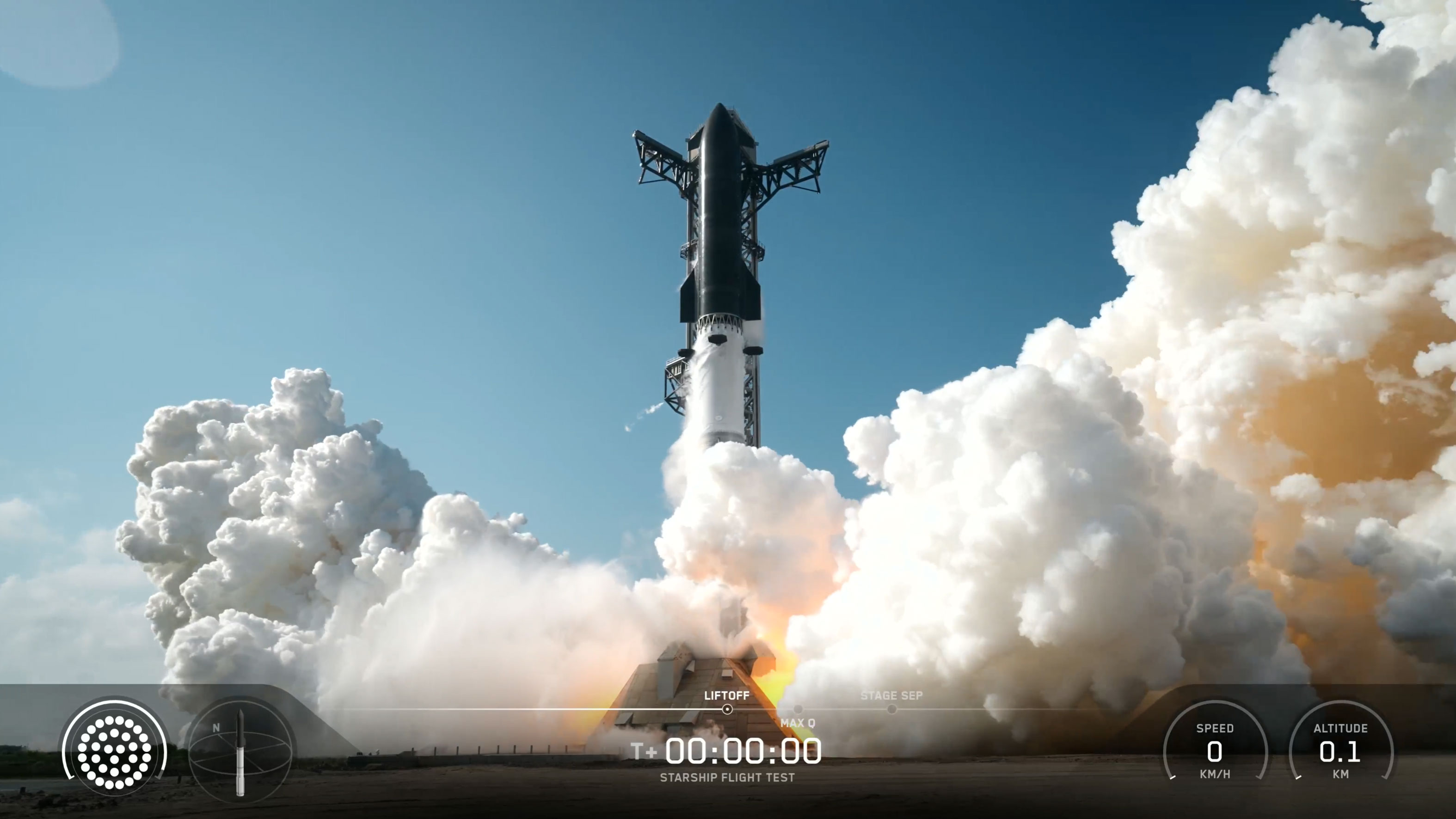 SpaceX Webcast V2 Integrated Graphics Package