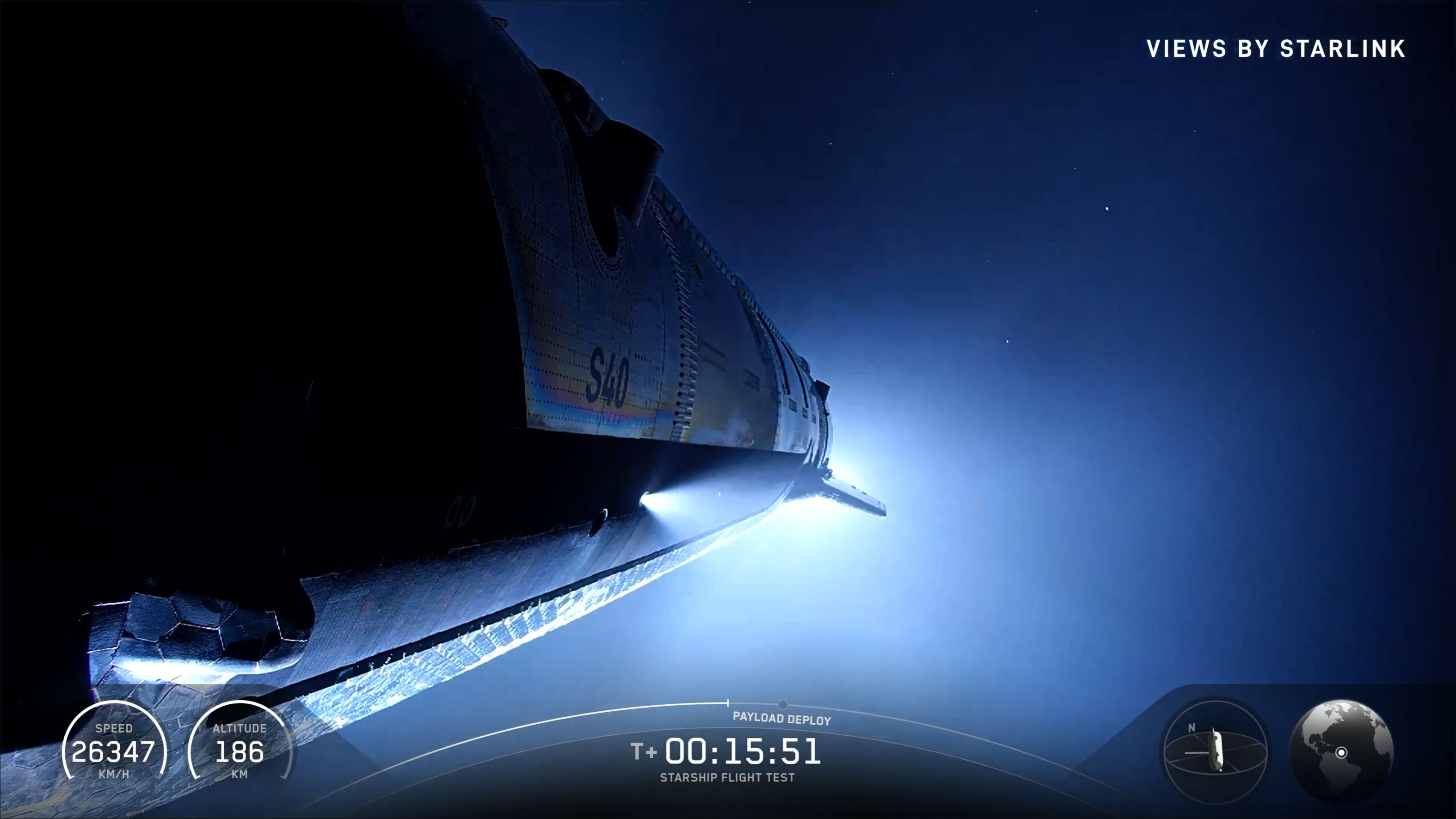 SpaceX Webcast V2 Integrated Graphics Package