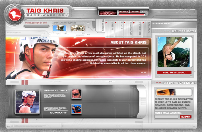 Taig Khris Website