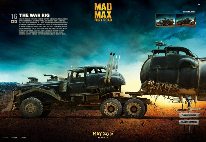 Mad Max: Fury Road - Vehicle Showcase