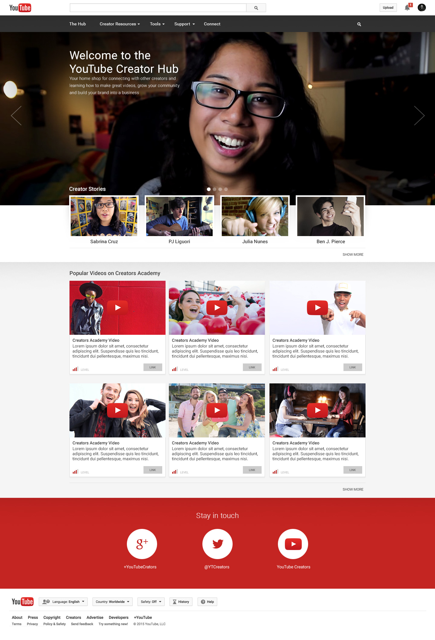 YouTube Creators Hub